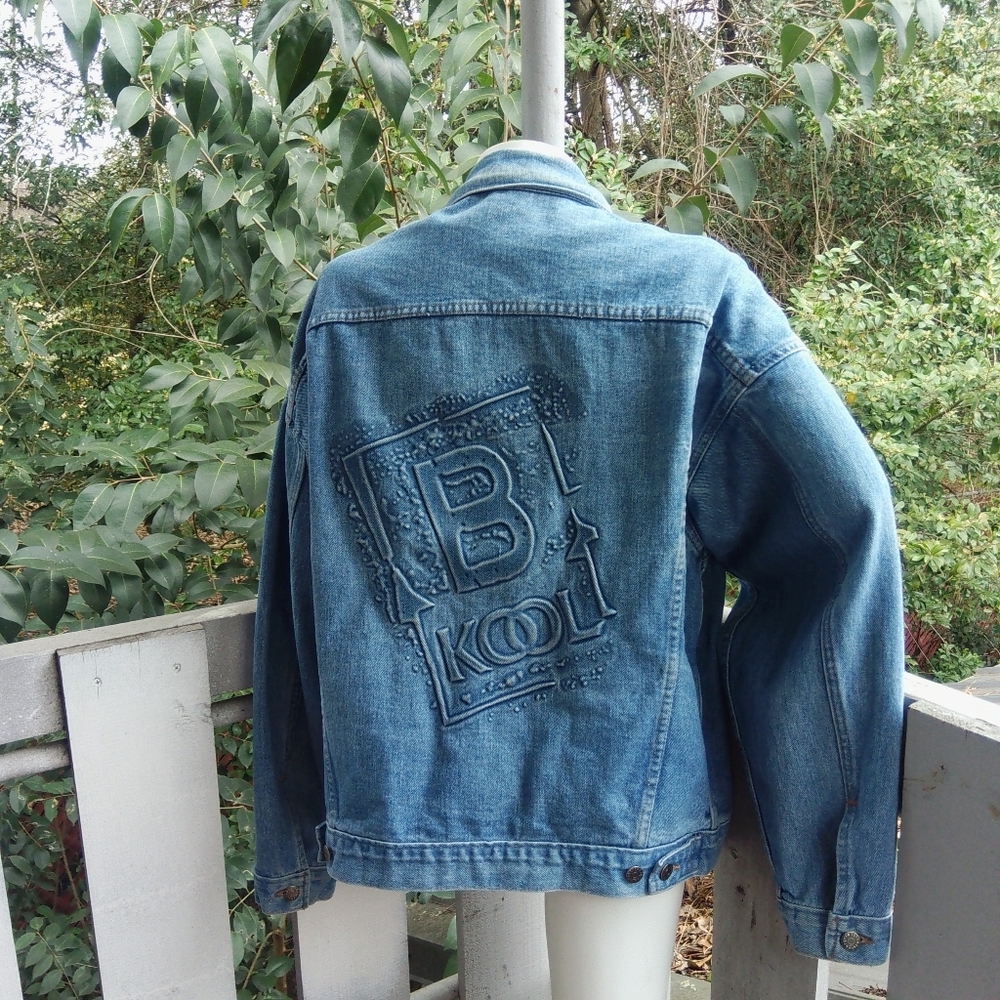 Vintage 90s Retro Button up B Kool Denim Jean Jacket